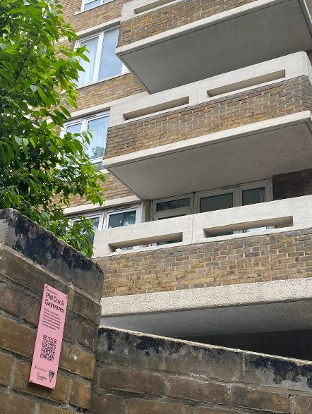 thumb]Islington Pride plaque to Phil Cox outside the flats where he lived in Bath Street, London (June 2021). Photo courtesy Sean McGovern and Islington Pride.